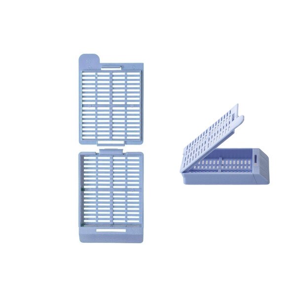 Taped Tissue Cassettes, blue